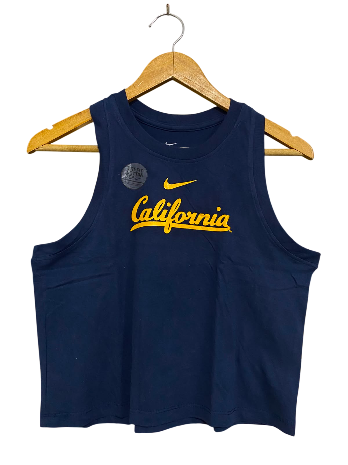 NIKE |S| BUST 17| A39| DRI-FIT "CALIFORNIA" NAVY ATHLETIC UTILITY CROP TANK