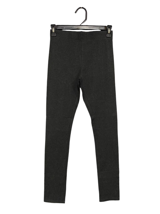 SERRA |XS| WAIST 24| A40| CHARCOAL GREY RIBBED STRETCH UTILITY LEGGINGS