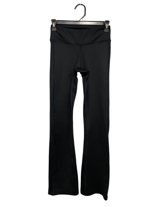 REEBOK |XS| WAIST 24| A40| BLACK FLARED UTILITY ATHLEISURE PANTS