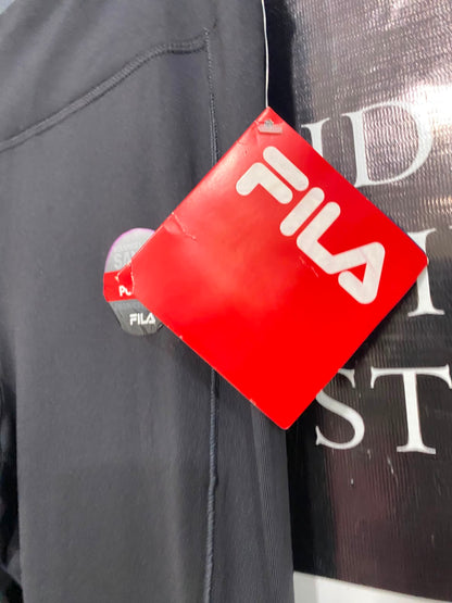 FILA |L| WAIST 29| A40| BLACK CROPPED PERFORMANCE UTILITY LEGGINGS