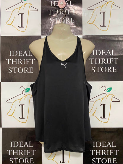 PUMA |M| BUST 16| A40| BLACK ATHLETIC RACERBACK TANK TOP