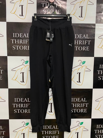 PUMA |S| WAIST 26| A40| BLACK DRYCELL ATHLETIC UTILITY JOGGERS