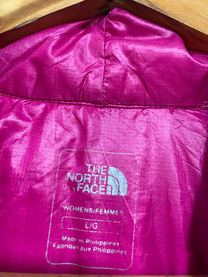 THE NORTH FACE |L| BUST 18| A39| MAGENTA AND BLACK HYBRID UTILITY JACKET