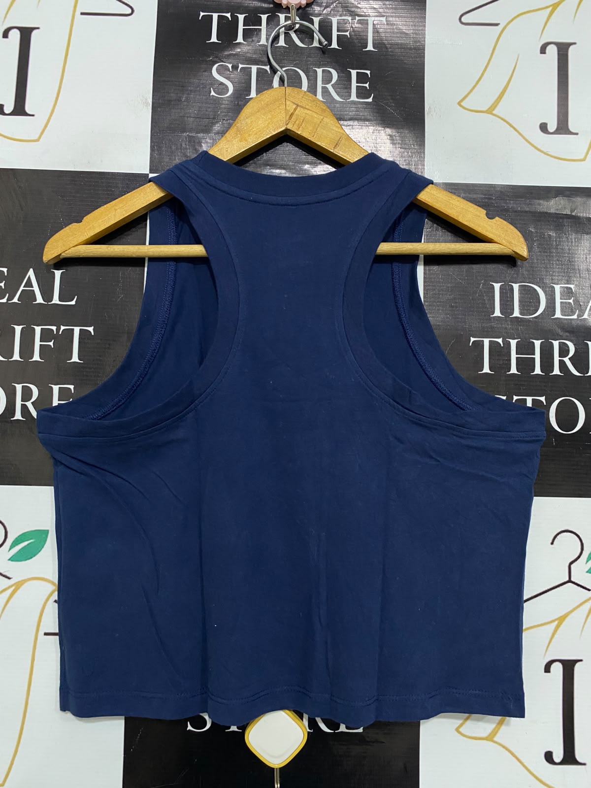 NIKE |S| BUST 17| A39| DRI-FIT "CALIFORNIA" NAVY ATHLETIC UTILITY CROP TANK