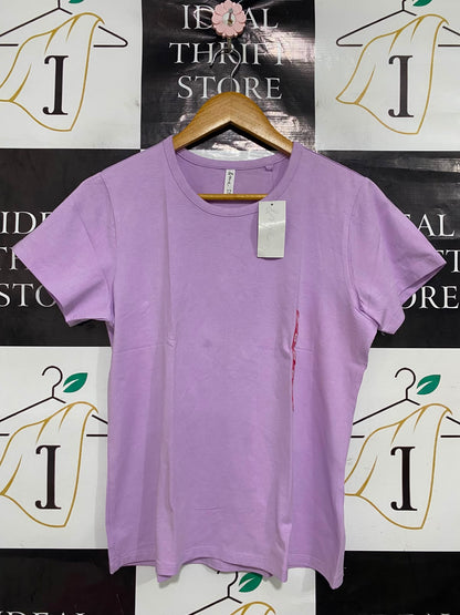 & ME |S| BUST 17| A41| LAVENDER MINIMALIST UTILITY T-SHIRT