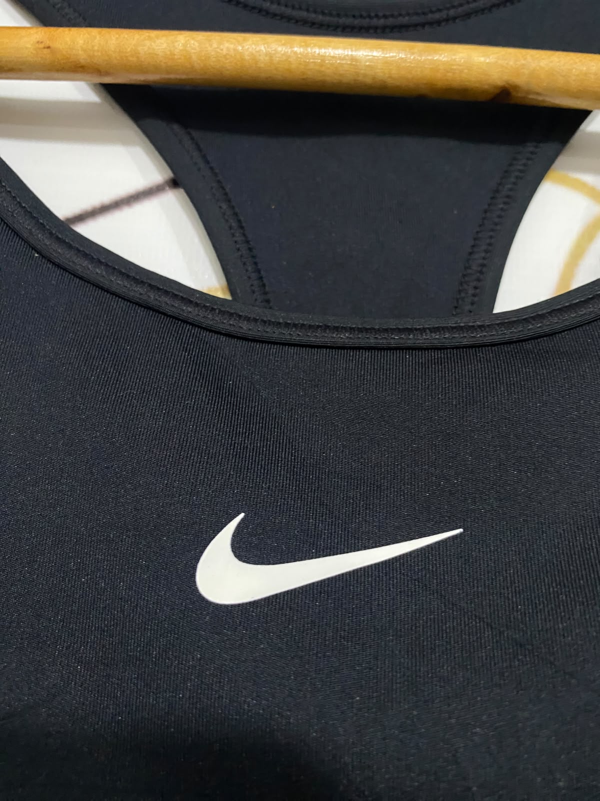 NIKE |S| BUST 13| A41| BLACK DRI-FIT ATHLETIC UTILITY SPORTS BRA