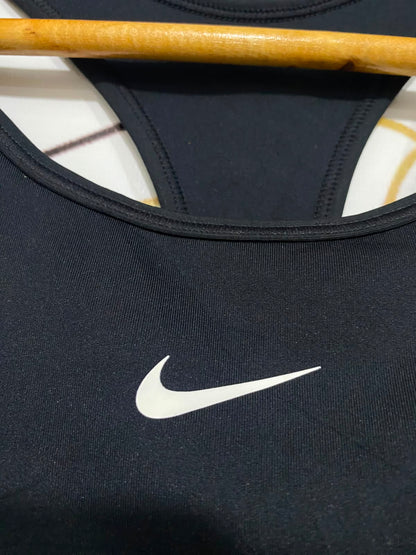 NIKE |S| BUST 13| A41| BLACK DRI-FIT ATHLETIC UTILITY SPORTS BRA