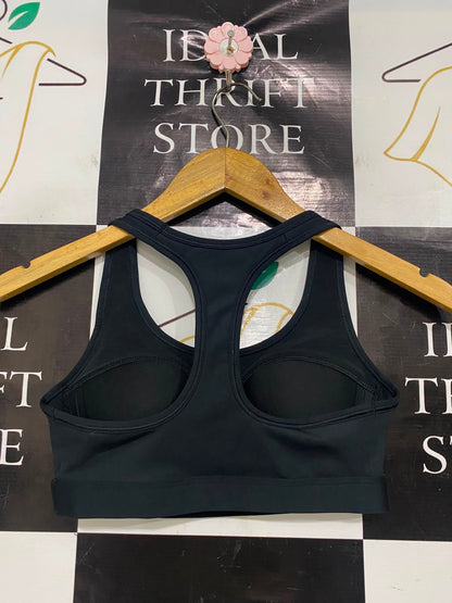 NIKE |XS| BUST 12| A41| BLACK DRI-FIT ATHLETIC UTILITY SPORTS BRA