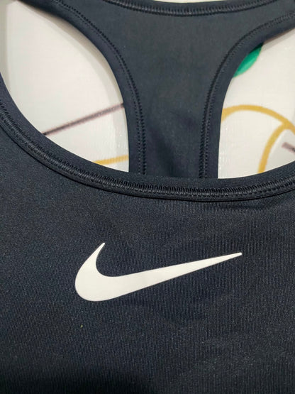 NIKE |XS| BUST 12| A41| BLACK DRI-FIT ATHLETIC UTILITY SPORTS BRA