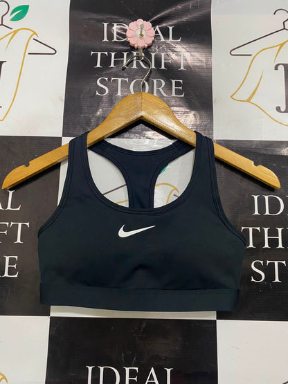NIKE |XS| BUST 12| A41| BLACK DRI-FIT ATHLETIC UTILITY SPORTS BRA
