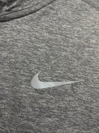 NIKE |S| BUST 19| A41| GREY DRI-FIT 1/4-ZIP PERFORMANCE UTILITY PULLOVER