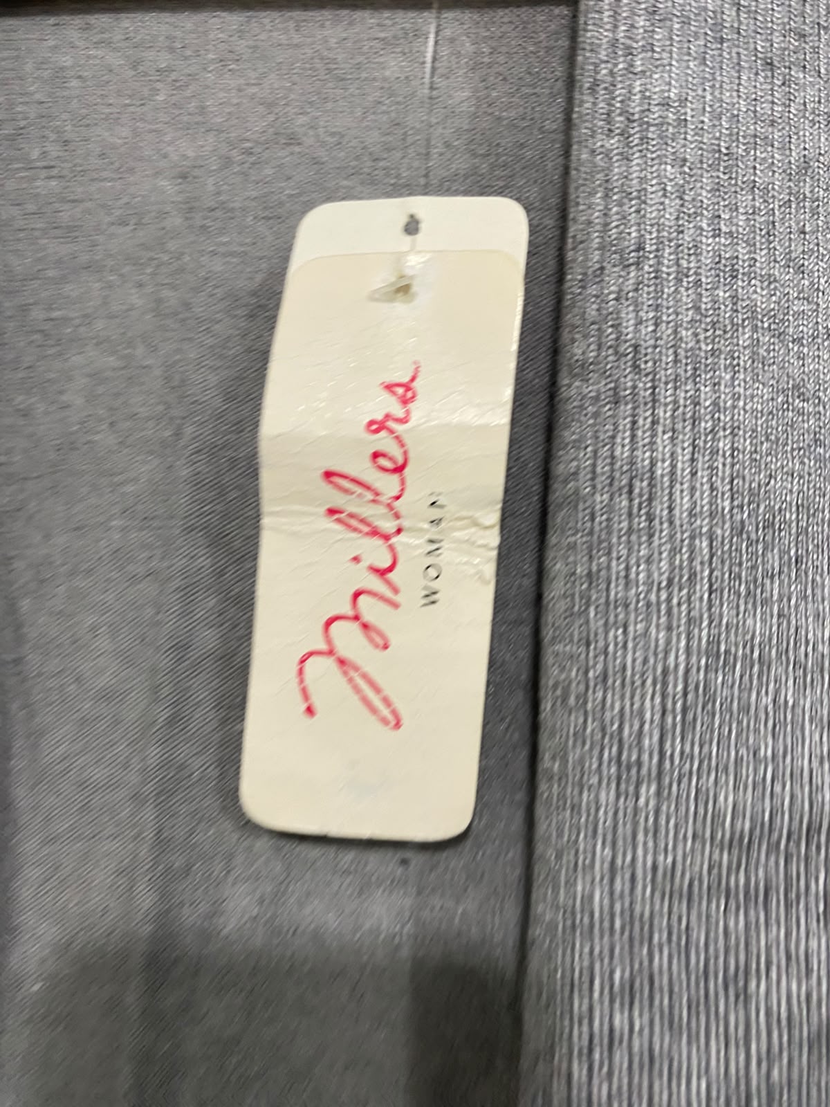 MILLERA |M| BUST 19| A41| GREY OPEN-FRONT KNIT UTILITY CARDIGAN