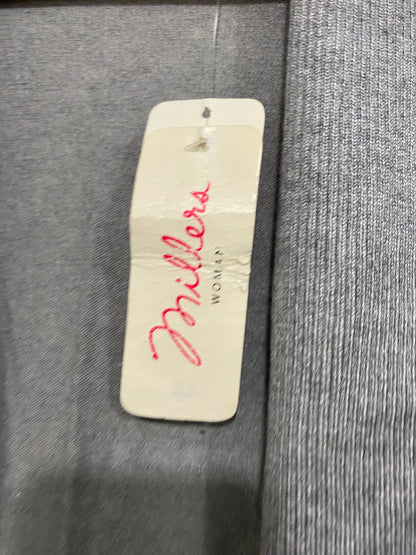 MILLERA |M| BUST 19| A41| GREY OPEN-FRONT KNIT UTILITY CARDIGAN