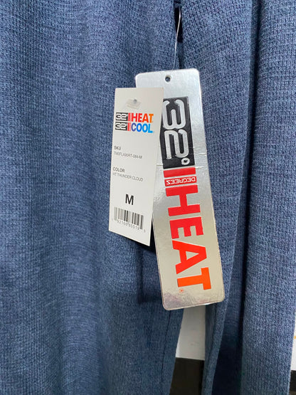 HEAT |M| BUST 19| A41| BLUE HEAT THERMAL HOODED UTILITY PULLOVER