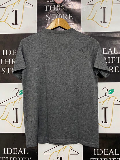 NIKE |XL| BUST 18| A40| GREY DRI-FIT LOGO PERFORMANCE T-SHIRT