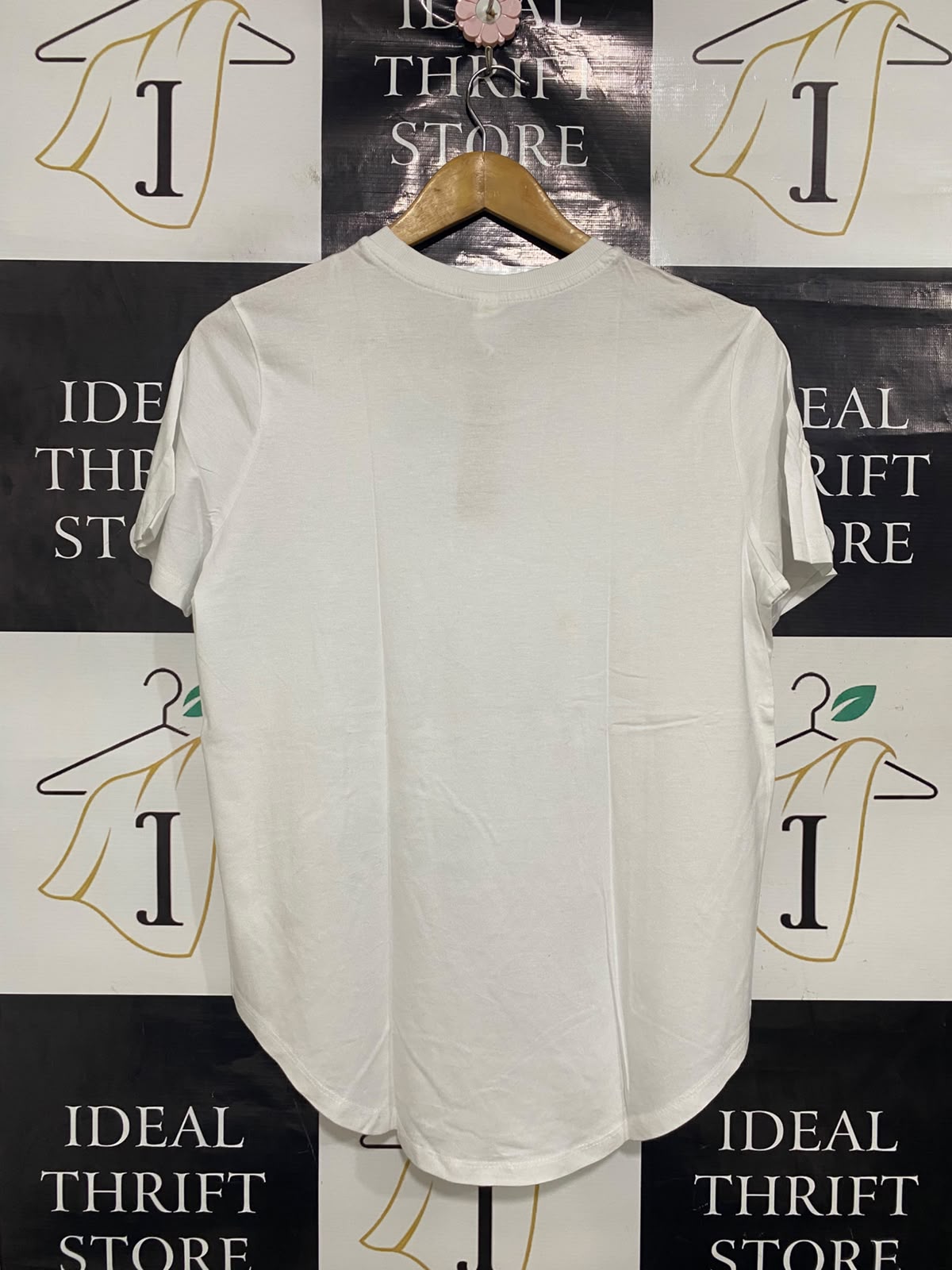 ANKO |M| BUST 19| A40| WHITE SOFT-TOUCH TENCEL ESSENTIAL UTILITY T-SHIRT