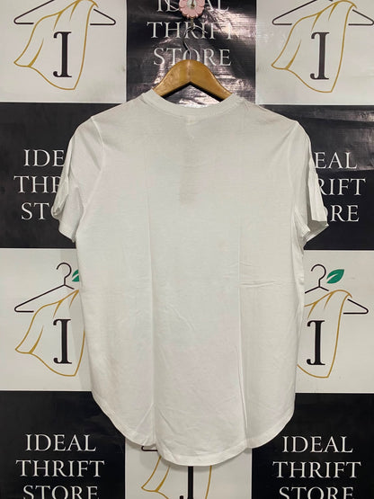 ANKO |M| BUST 19| A40| WHITE SOFT-TOUCH TENCEL ESSENTIAL UTILITY T-SHIRT