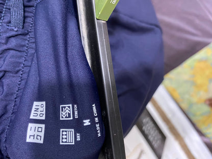 UNIQLO |M| WAIST 26| A40| NAVY BLUE ATHLETIC DRAWSTRING UTILITY SHORTS