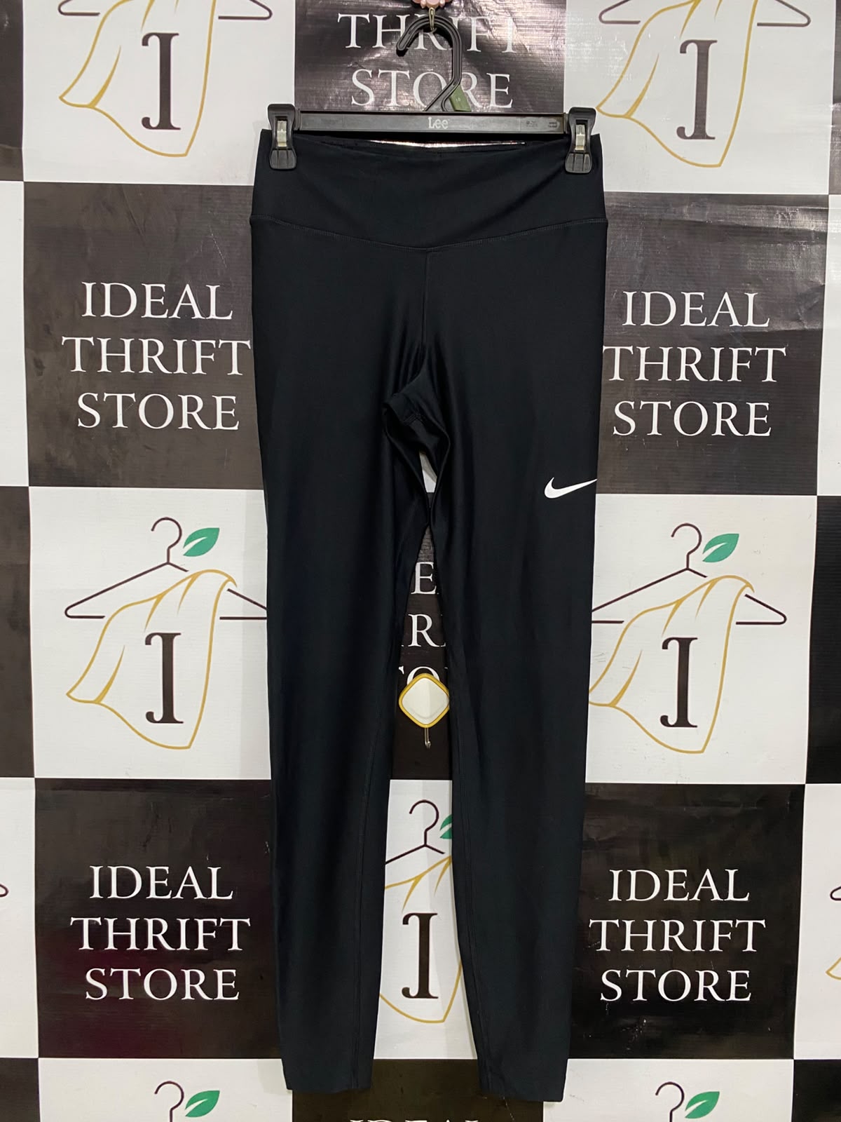 NIKE |XS| WAIST 24| A40| BLACK DRI-FIT PERFORMANCE FULL-LENGTH LEGGINGS