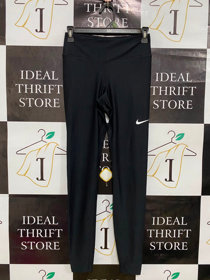 NIKE |XS| WAIST 24| A40| BLACK DRI-FIT PERFORMANCE FULL-LENGTH LEGGINGS
