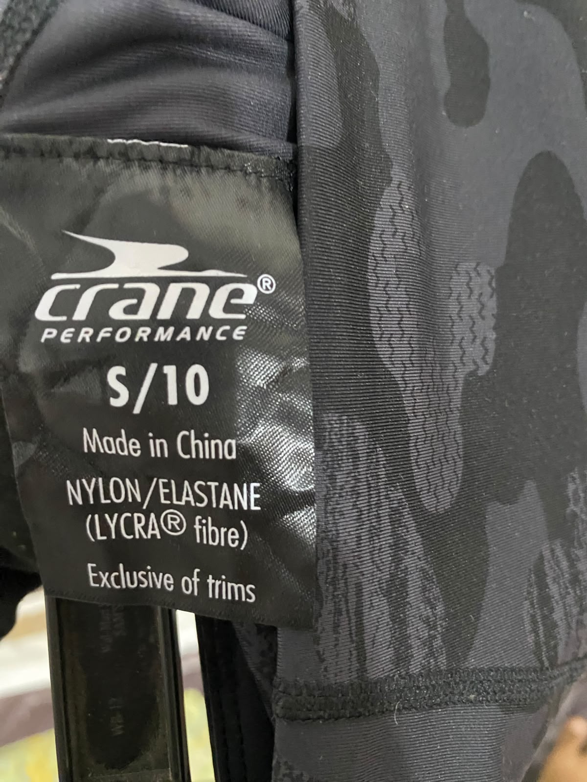 CRANE |S| WAIST 22| A40| GREY CAMO PERFORMANCE BIKER SHORTS
