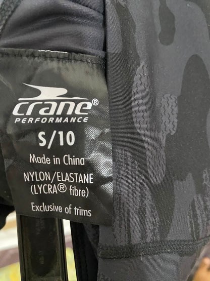 CRANE |S| WAIST 22| A40| GREY CAMO PERFORMANCE BIKER SHORTS