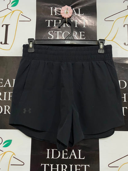 UNDER ARMOUR |S| WAIST 26| A40| BLACK PERFORMANCE ATHLETIC UTILITY SHORTS