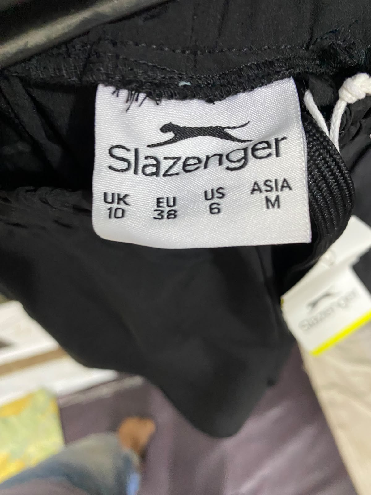 SLAZENGER |M| WAIST 28| A40| BLACK ATHLETIC UTILITY SHORTS