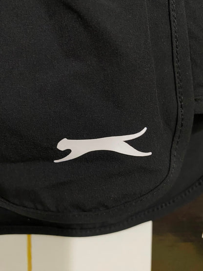 SLAZENGER |M| WAIST 28| A40| BLACK ATHLETIC UTILITY SHORTS
