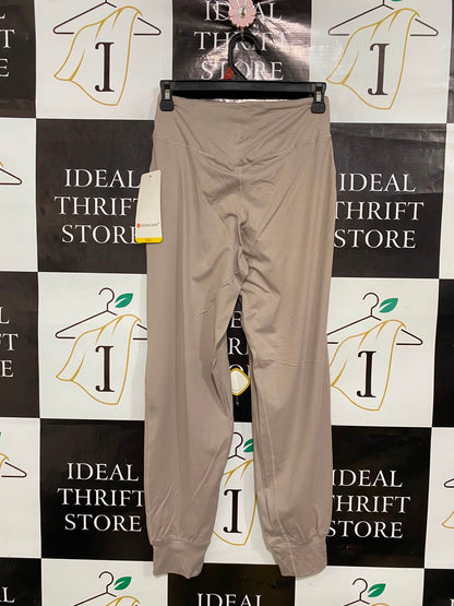 LEGGINGS DEPOT |S| WAIST 24| A40| BEIGE UTILITY JOGGER TROUSERS