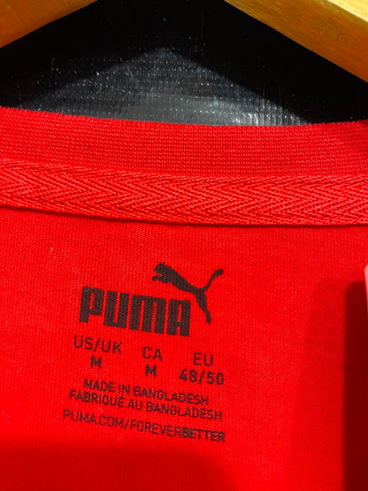 PUMA |M| BUST 20| A40| RED SPORTSWEAR LOGO UTILITY T-SHIRT