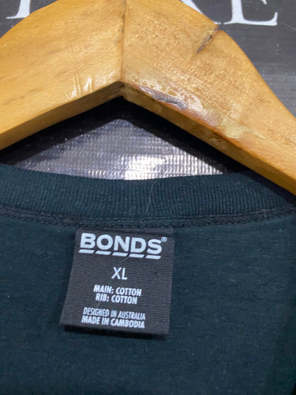BONDS |XL| BUST 17| A40| BLACK MINIMALIST UTILITY T-SHIRT
