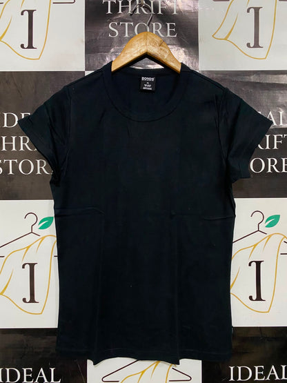 BONDS |XL| BUST 17| A40| BLACK MINIMALIST UTILITY T-SHIRT