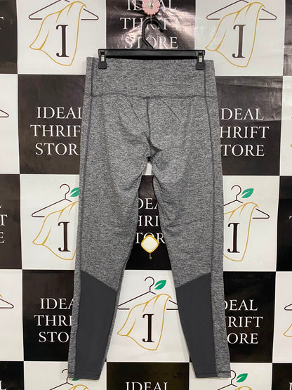 PUMA |XL| WAIST 28| A40| HEATHER GREY MOTO-DETAIL PERFORMANCE UTILITY LEGGINGS