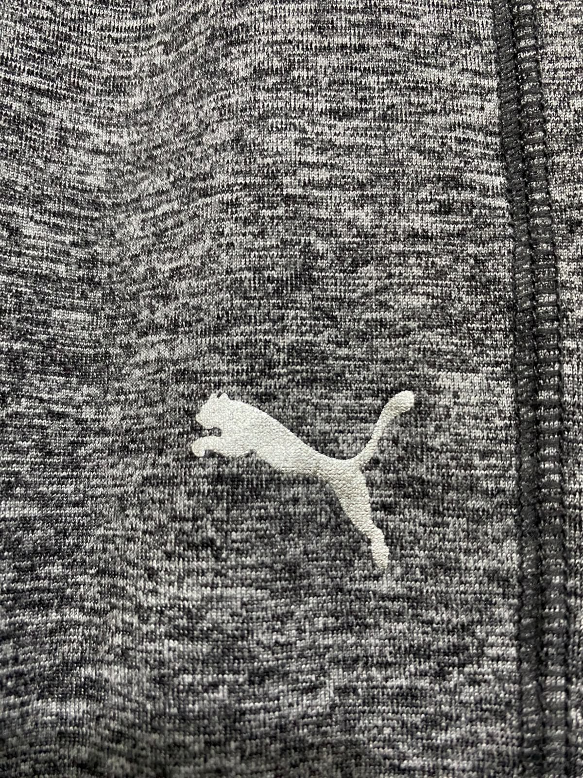 PUMA |XL| WAIST 28| A40| HEATHER GREY MOTO-DETAIL PERFORMANCE UTILITY LEGGINGS