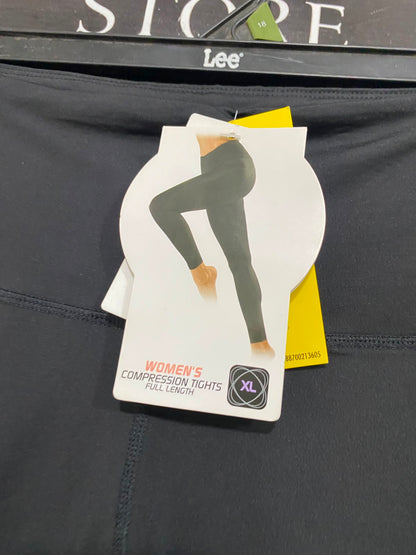 CRANE |XL| WAIST 30| A40| BLACK HIGH-RISE POCKET PERFORMANCE UTILITY LEGGINGS