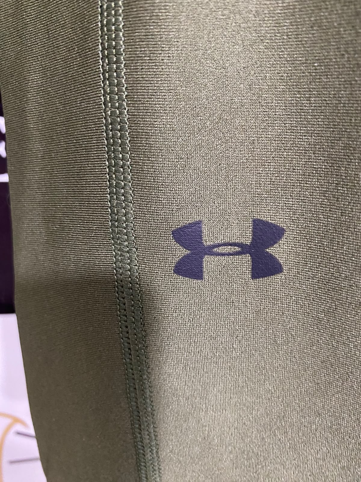 UNDER ARMOUR |S| WAIST 24| A40| OLIVE GREEN "WARRIOR" TACTICAL PERFORMANCE UTILITY LEGGINGS