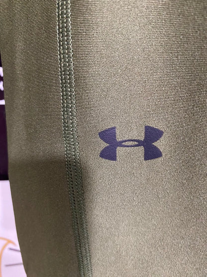 UNDER ARMOUR |S| WAIST 24| A40| OLIVE GREEN "WARRIOR" TACTICAL PERFORMANCE UTILITY LEGGINGS