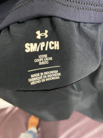UNDER ARMOUR |S| WAIST 28| A40| BLACK PERFORMANCE UTILITY RUNNING SHORTS