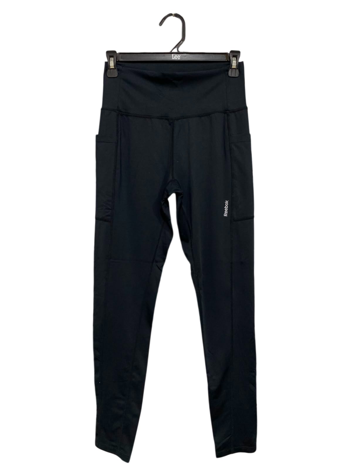 REEBOK |M| WAIST 24| A41| BLACK POCKET ATHLETIC UTILITY LEGGINGS