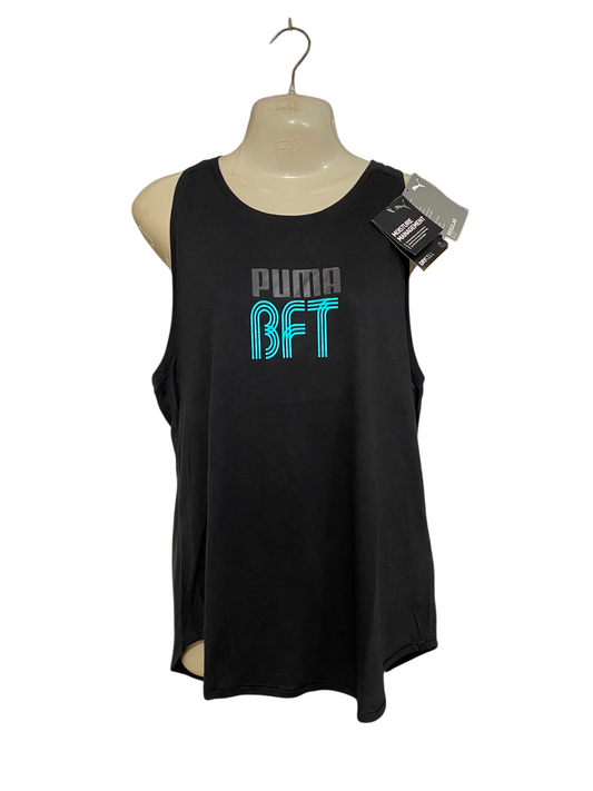 PUMA |S| BUST 17| A41| BLACK "BFT" GRAPHIC UTILITY ATHLETIC TANK TOP