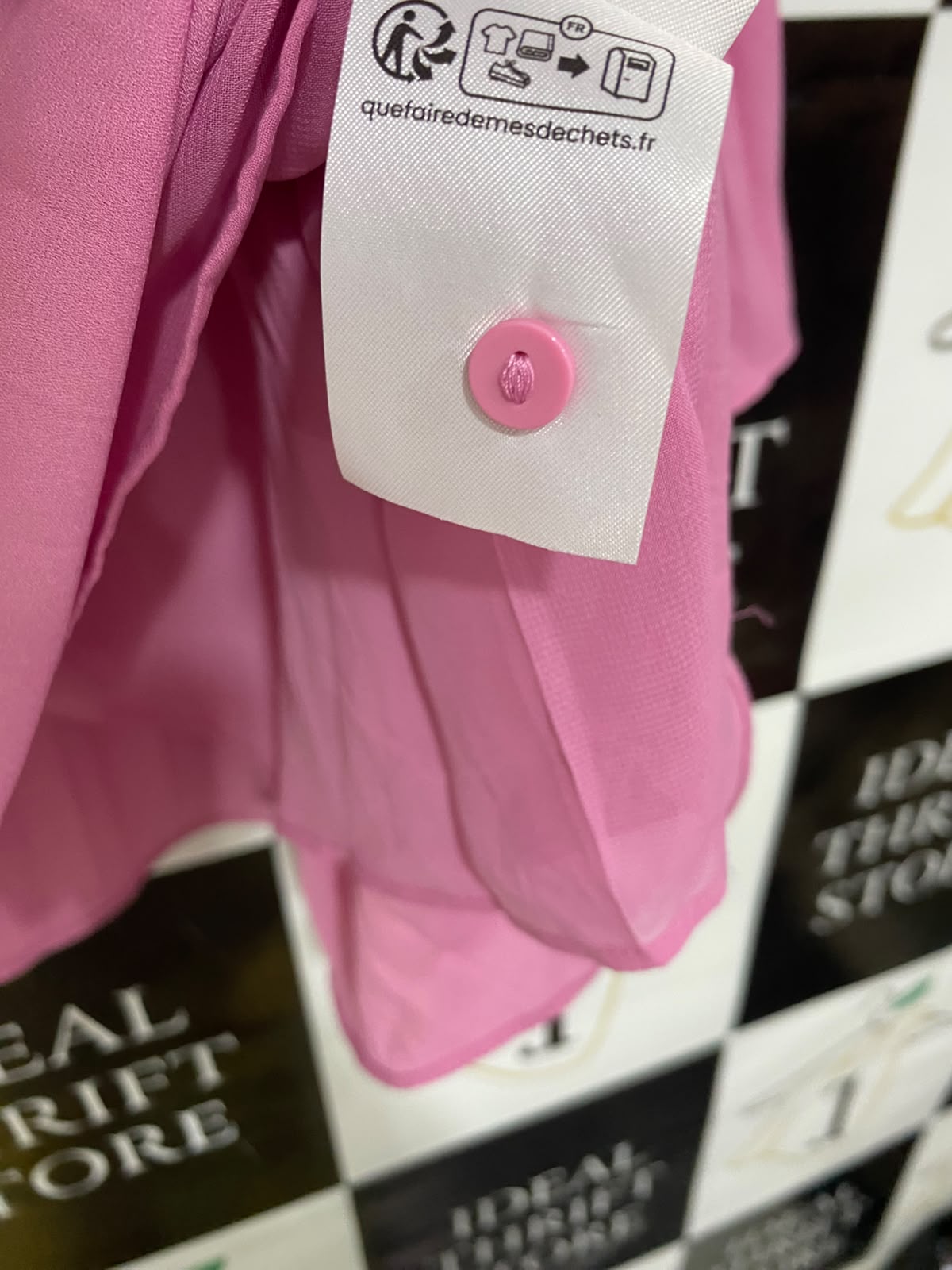H&M |XS| BUST 19| A42| MAUVE PINK PLEATED UTILITY MINI DRESS