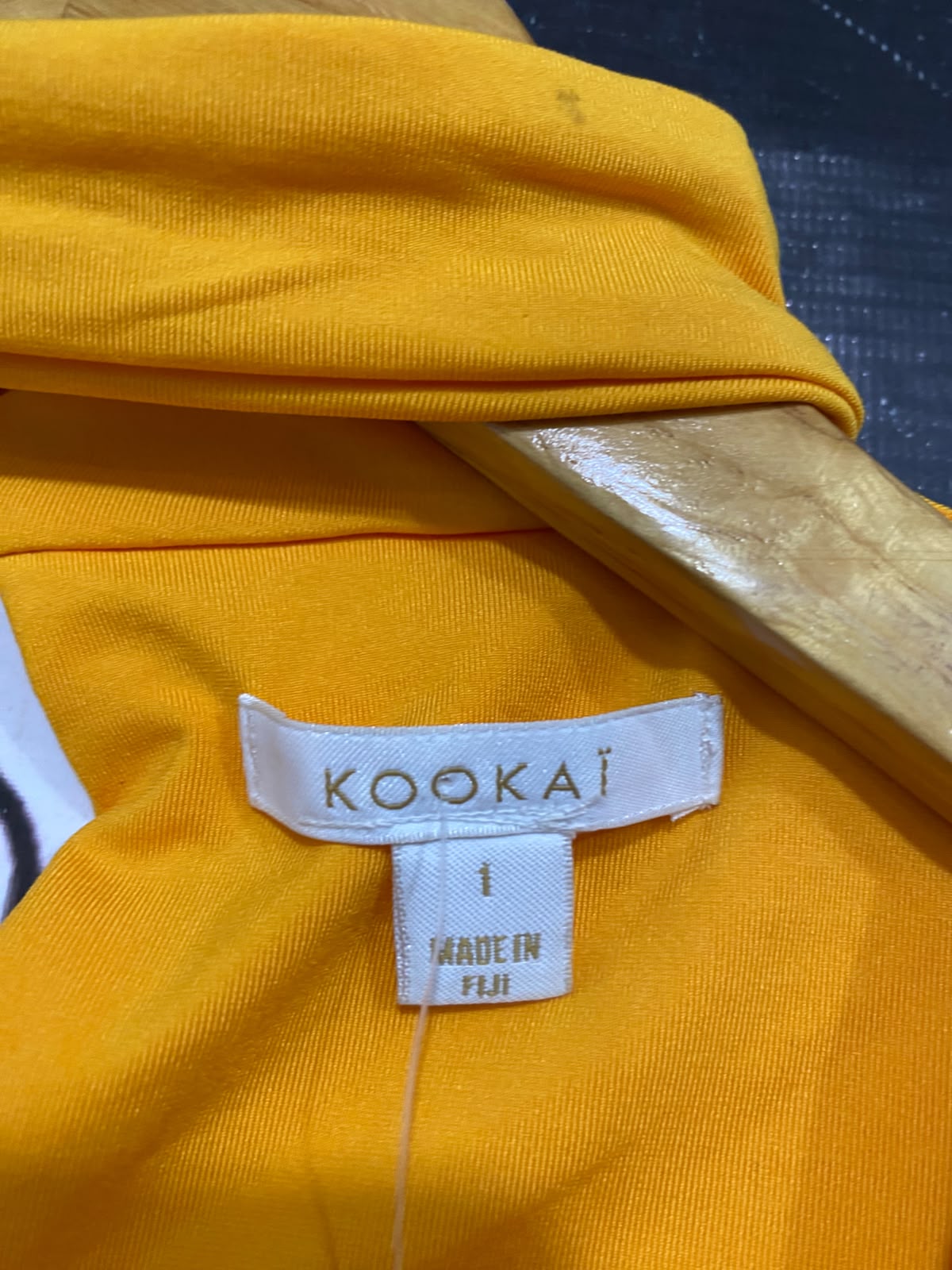 KOOKAI |XS| BUST 13| A41| VIBRANT ORANGE HALTER-NECK UTILITY CROP TOP