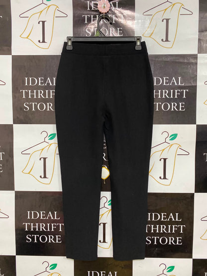 |S| WAIST 26| A41| BLACK TAILORED POCKET UTILITY TROUSERS