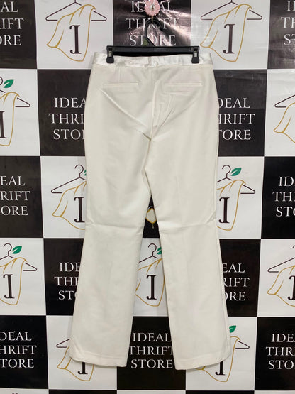 ZARA |S| WAIST 30| A41| CREAM TAILORED UTILITY TROUSERS