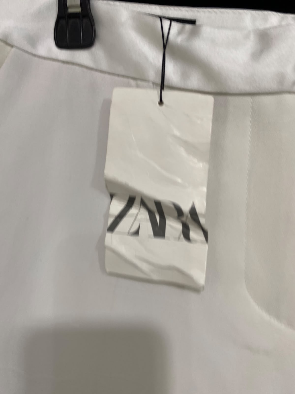 ZARA |S| WAIST 30| A41| CREAM TAILORED UTILITY TROUSERS