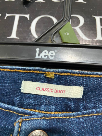 LEVIS |L| WAIST 32| A41| BLUE WASH CLASSIC BOOTCUT UTILITY DENIM JEANS