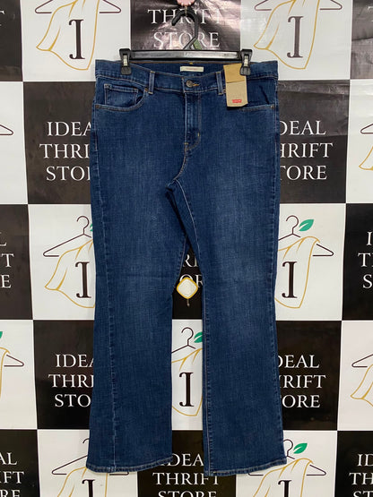 LEVIS |L| WAIST 32| A41| BLUE WASH CLASSIC BOOTCUT UTILITY DENIM JEANS