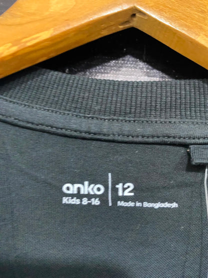 ANKO |M| BUST 19| A41| BLACK AND WHITE TIE-DYE STRIPE UTILITY TEE