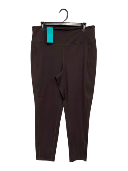 TARGET ACTIVE |L| WAIST 32| A42| DARK BROWN HIGH-RISE PERFORMANCE UTILITY LEGGINGS